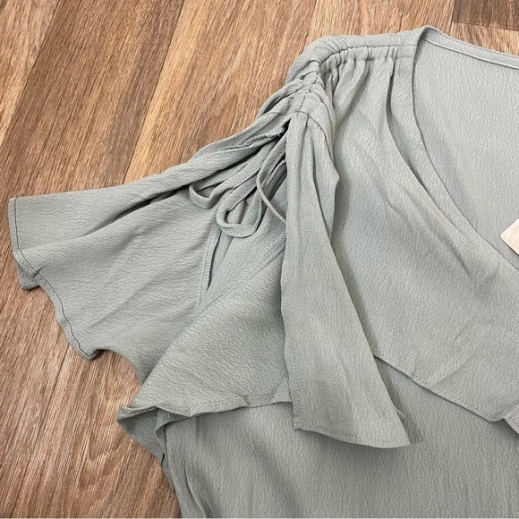 🆕 NWT Maxi Wrap dress in Sage Mint by L Love Womens size 3XL - Picture 6 of 11